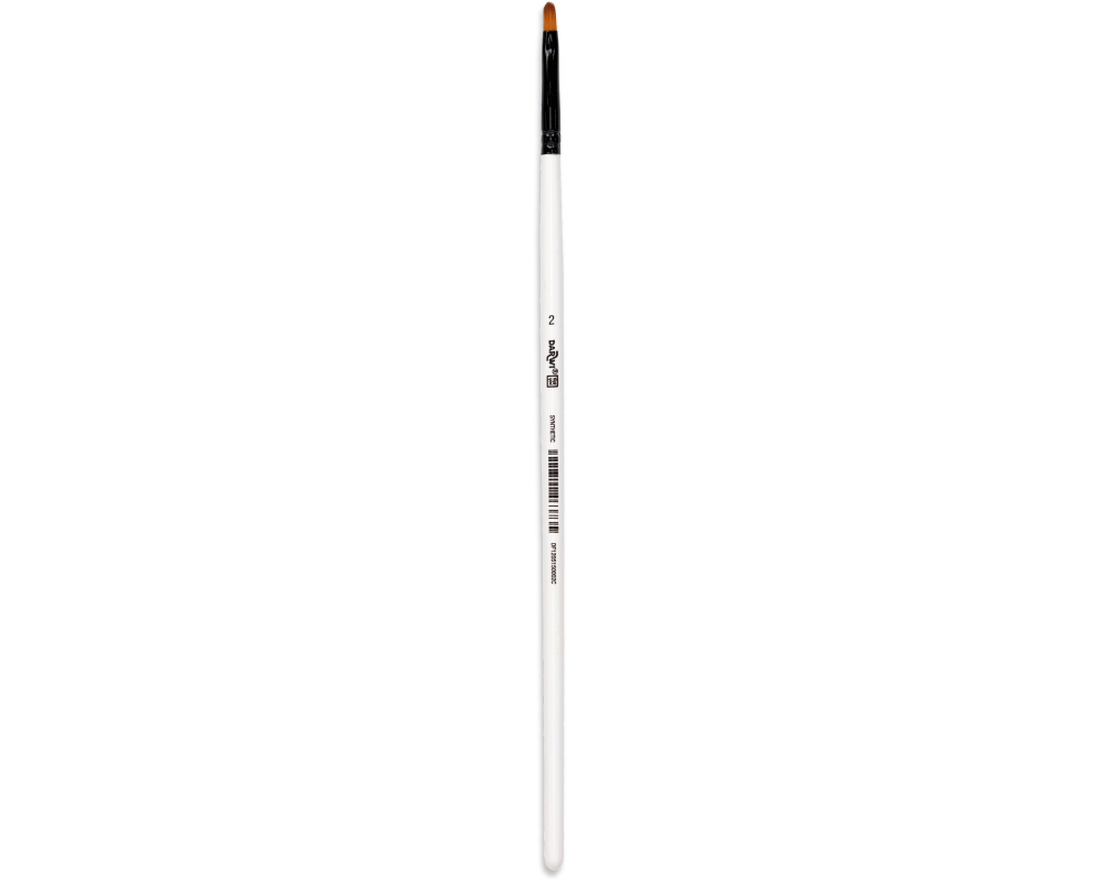 DARWI Pinsel Katzenzungenfasson 4mm DF1205150002C Grösse 2, Synthetik