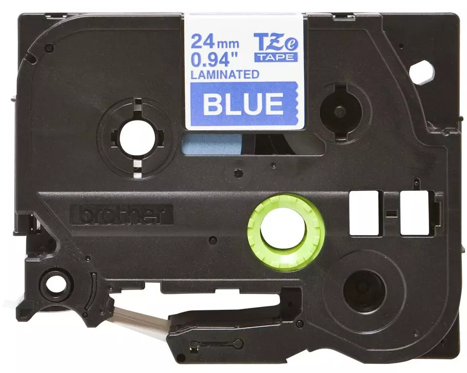 Brother Beschriftungsband TZe-555 Weiss auf Blau