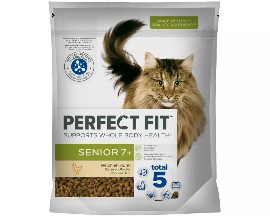 Perfect Fit Trockenfutter Cat Senior 7+ mit Huhn, 750 g