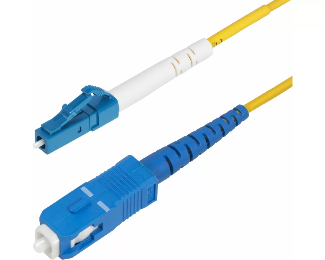 StarTech.com SPSMLCSC-OS2-1M InfiniBand/Glasfaserkabel LC SC Gelb