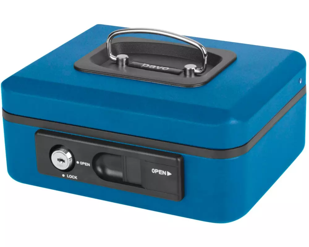 Pavo Geldkassette Deluxe 8", Blau