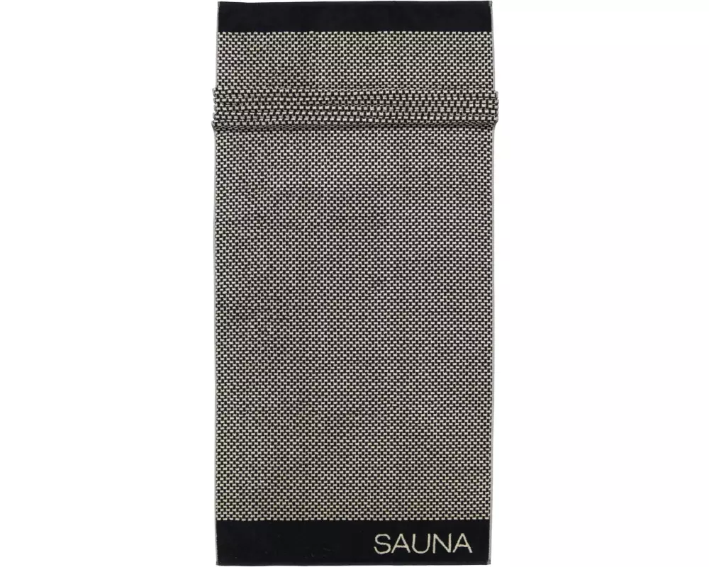 Cawö Saunatuch Natural Allover 80 x 200 cm, Stein