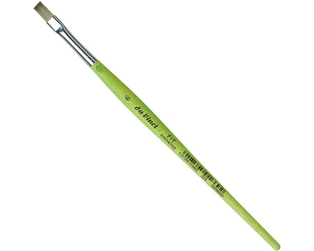 DA VINCI Flachpinsel Fit Synthetics VA-374_6 Grösse 6, Synthetik