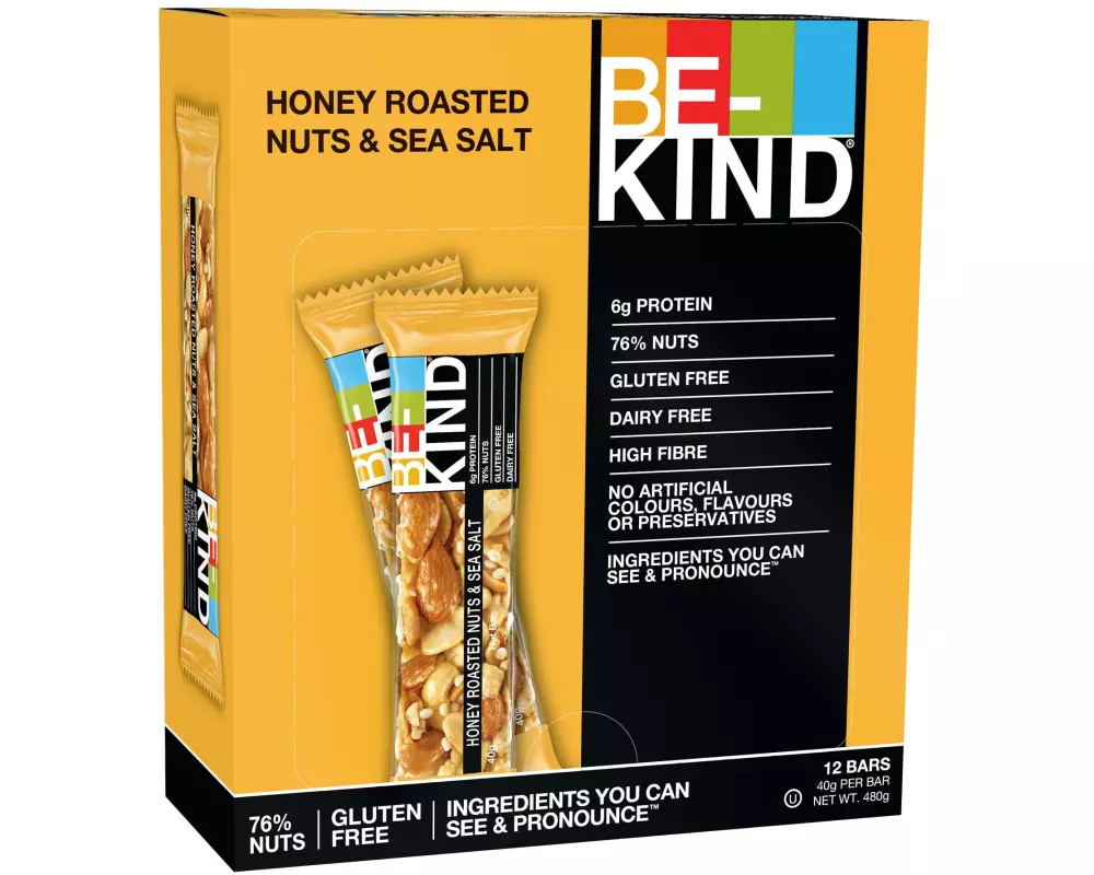 BE-KIND Riegel Honey Roasted Nuts & Sea Salt 12 x 40 g