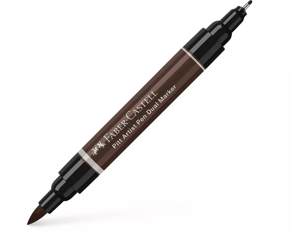 Faber-Castell Tuschestift Pitt Artist Pen Dual Darksepia