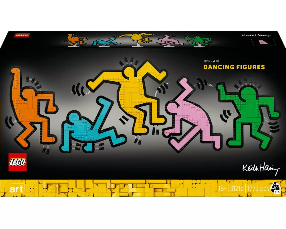 LEGO® Art Keith Haring Tanzende Figuren