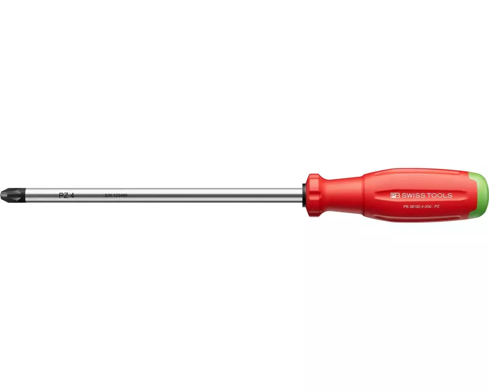 PB Swiss Tools PZ-Kreuzschraubenzieher SwissGrip Evo PB 38192.4-200