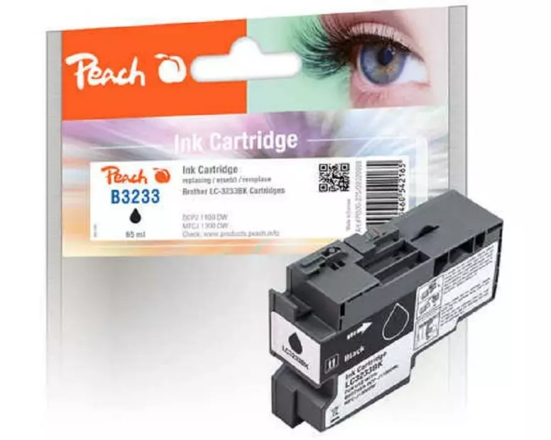 Peach Tinte Brother LC-3233 Black