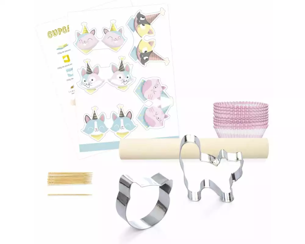 Avenue Mandarine Bastelset Happy Cakes Katzen