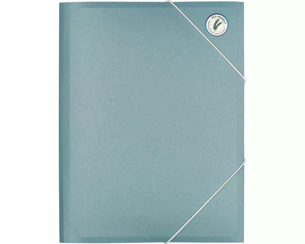 Kolma Gummibandmappe Weizenstroh A4 Blau