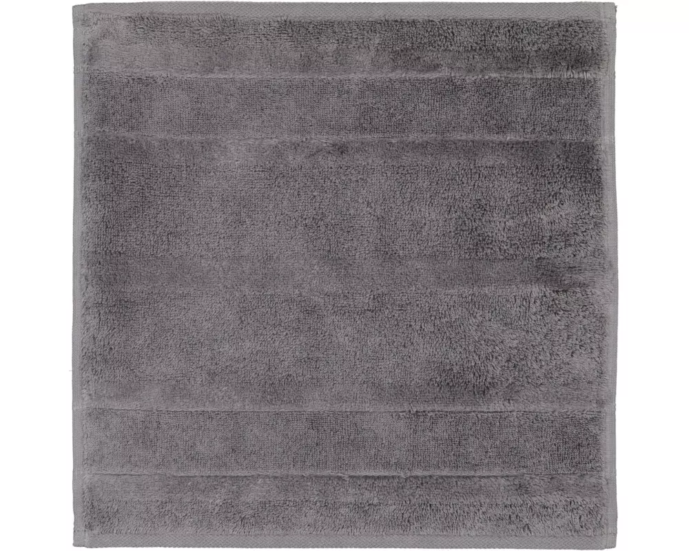 Cawö Waschlappen Noblesse 30 x 30 cm, Dunkelgrau