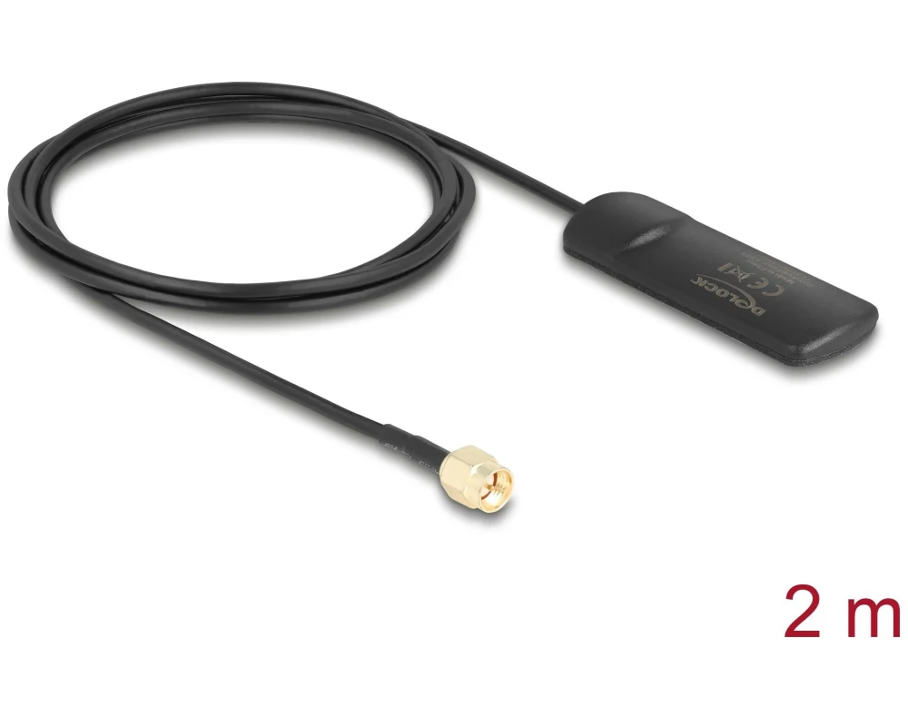 Delock GSM UMTS LTE WLAN Antenne SMA St SMA 2 dBi Rundstrahl