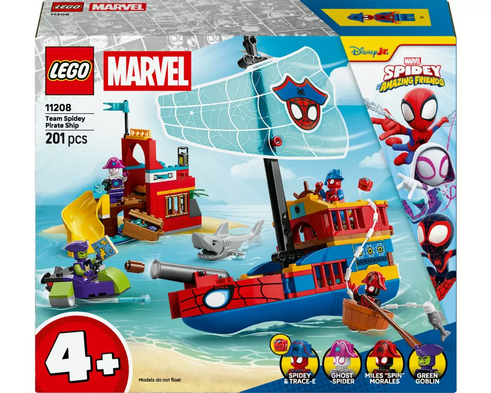 LEGO Marvel Piratenschiff von Spideys Team 11208