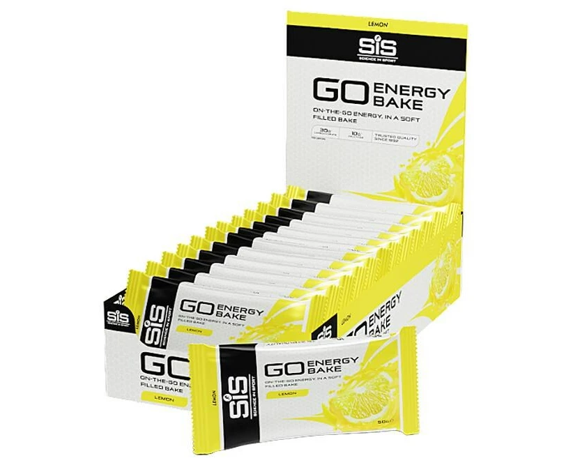 SIS - ScienceinSport Riegel Go Energy Bake Zitrone, Packung 12 Stück