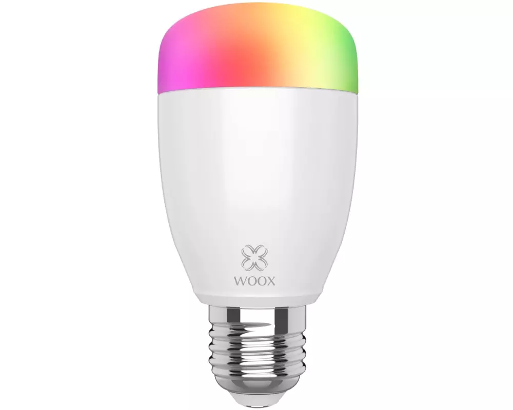 WOOX Leuchtmittel WiFi Smart Bulb RGB+WW E27, 6W, 2700K-6500K
