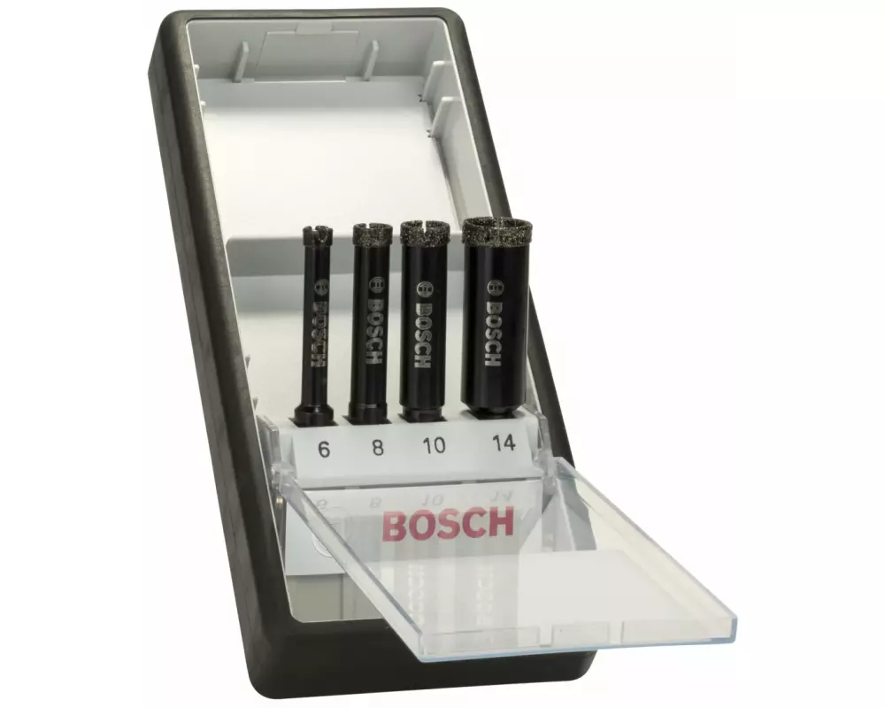 Bosch Professional Diamantnassbohrer-Set 6 - 14 mm, 4-teilig