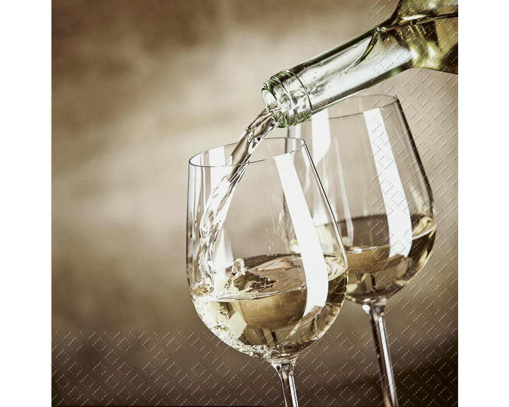 STEWO Serviette 33x33cm 2572653555 Bianco FSC braun 20 Stück