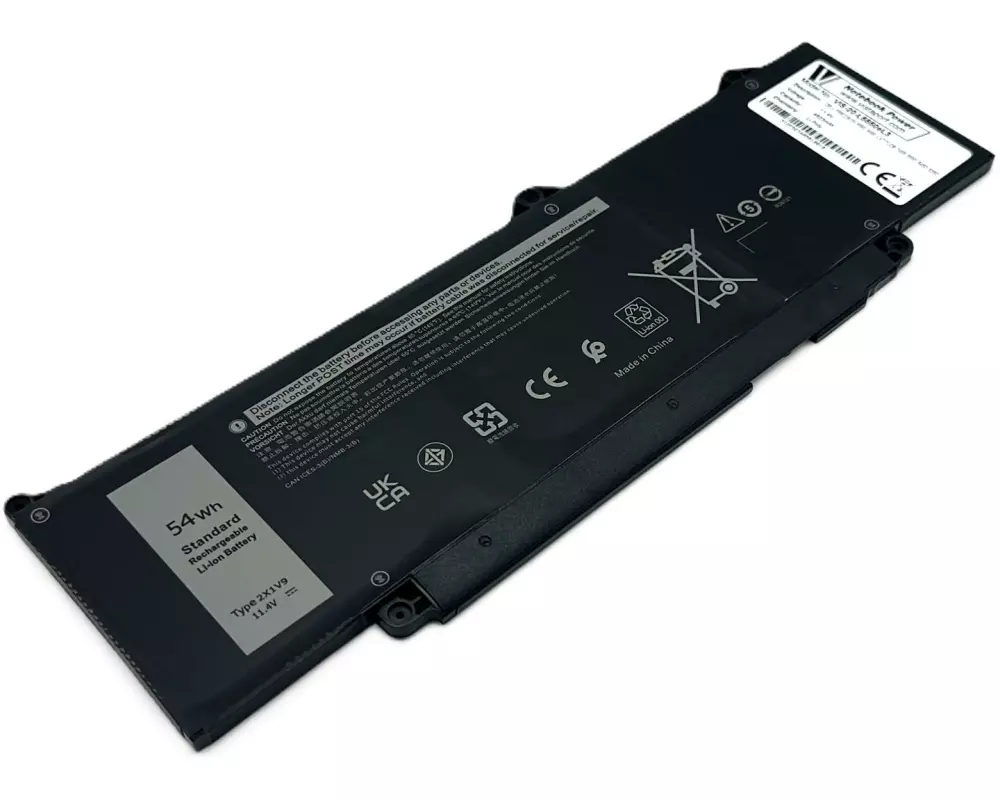 Vistaport Akku für Dell Precision, Latitude, Inspirion