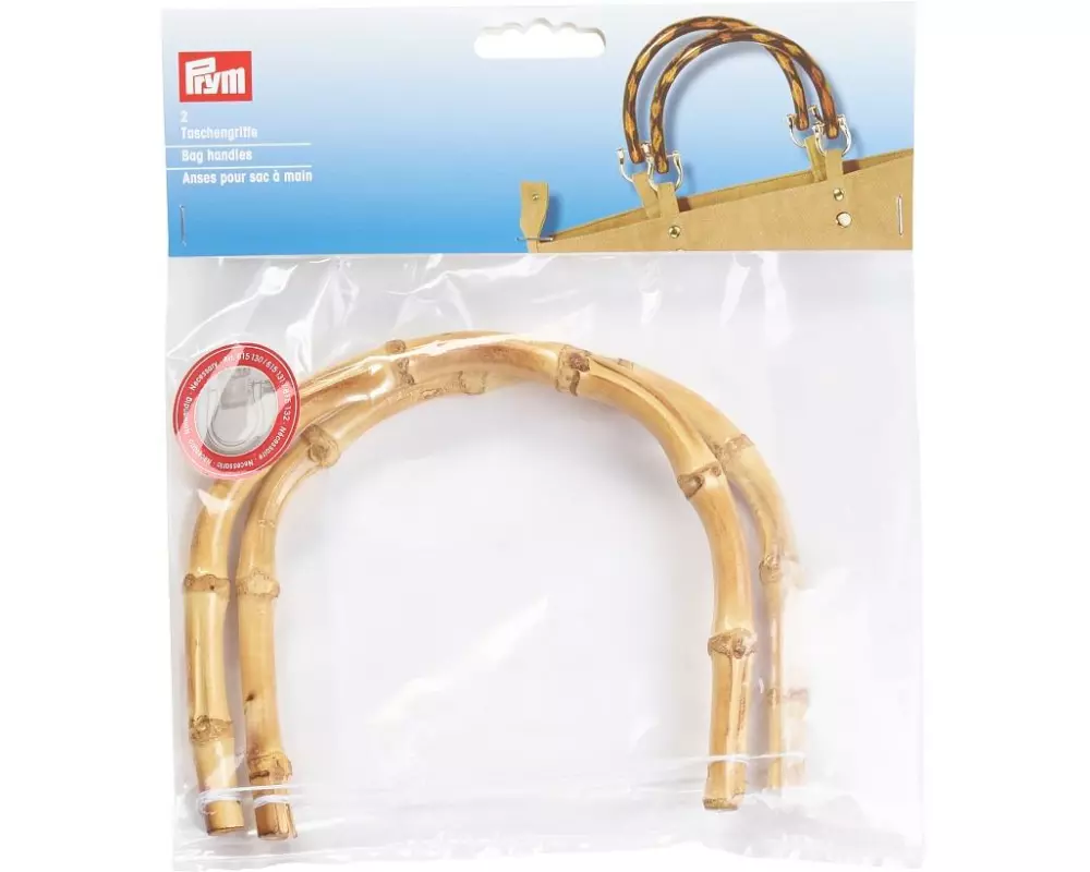 Prym Taschengriff Kim 2 Stück, Natur