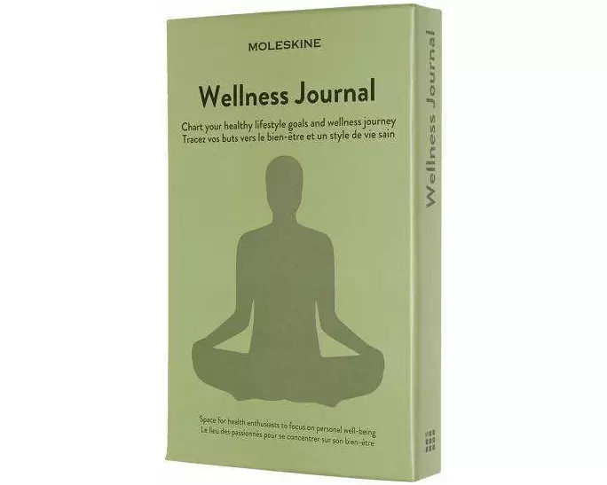 Moleskine Passion Journal L/A5, Wellness, Hard Cover, Green