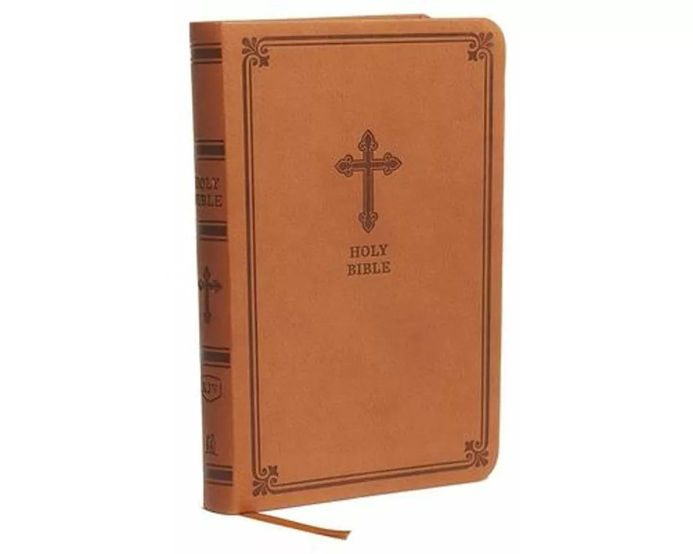 KJV Holy Bible: Value Compact Thinline, Brown Leathersoft, Red Letter, Comfort Print: King James Version