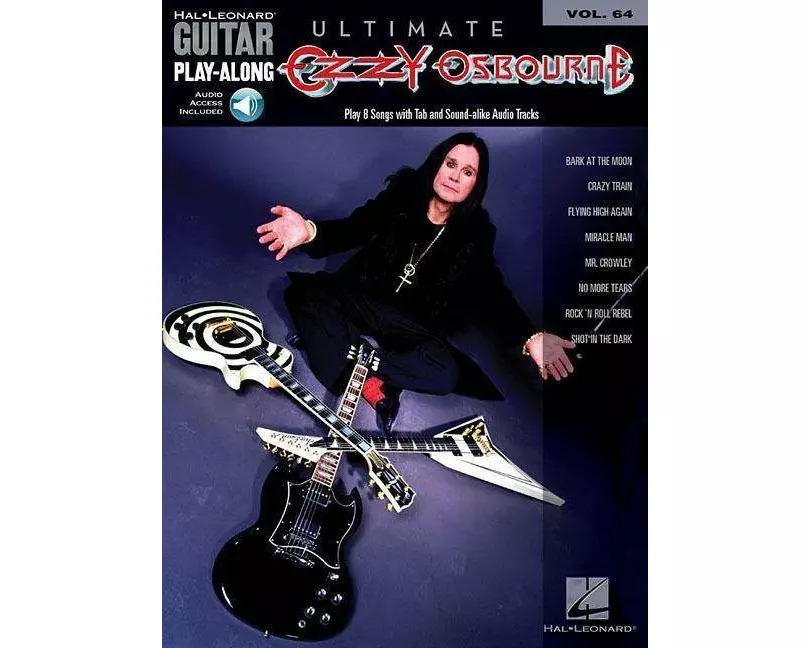 Ozzy Osbourne Guitar Play-Along Volume 64 Book/Online Audio