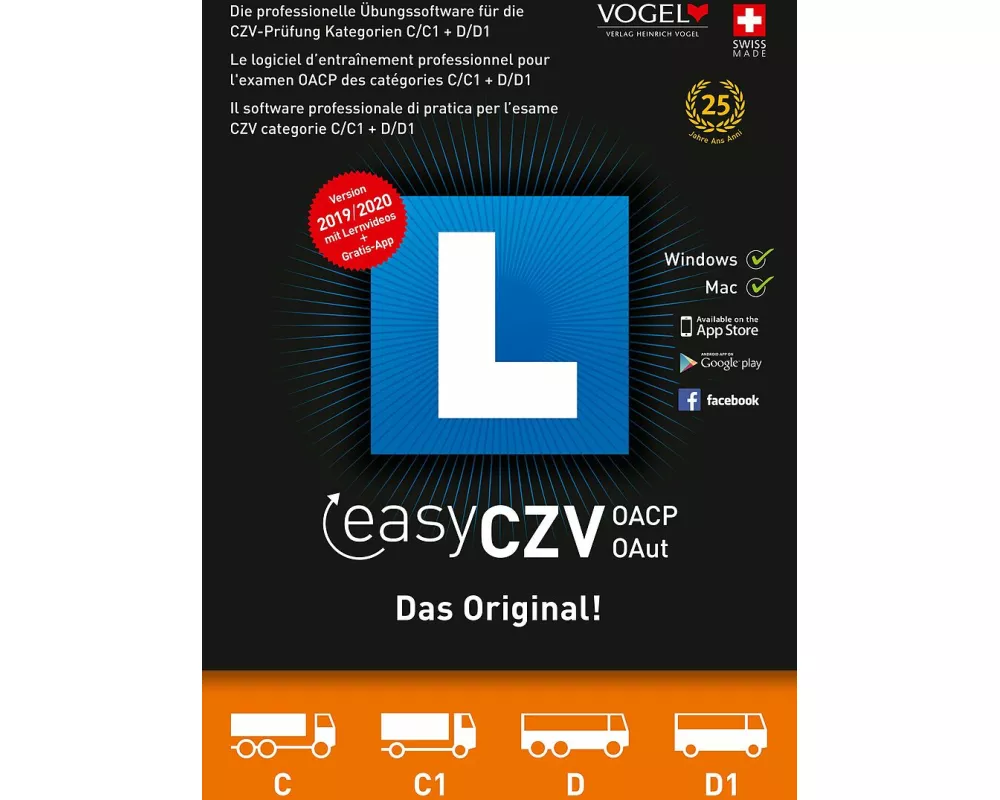 easyCZV OACP OAut. C,C1,D,D1