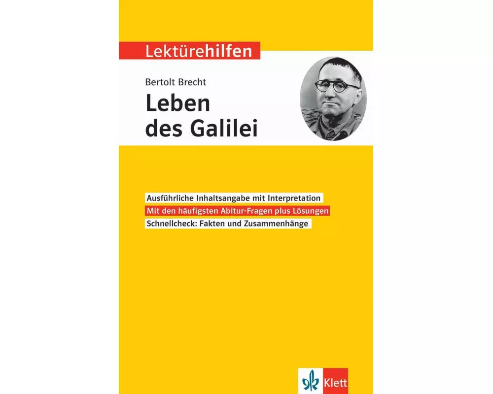 Lektürehilfen Bertolt Brecht, "Das Leben des Galilei"