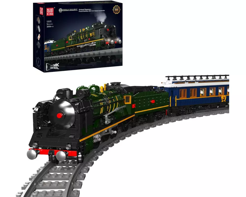 Mould King Orient Express Dampflokomotive