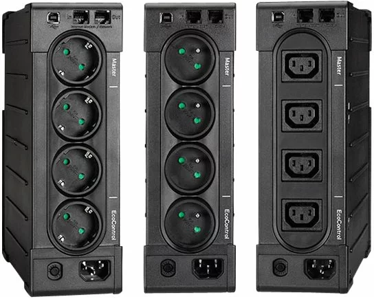 EATON UPS Ellipse PRO 1200 USB DIN rack/tower - AC 230 V - 750 Watt - 1200 VA - USB - Shuko 8 Output - 2U - 19inch