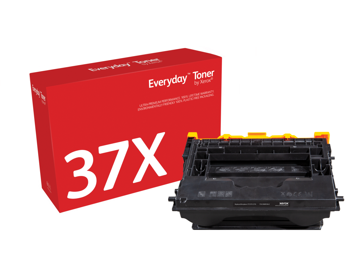 Everyday™ Schwarz Tonermodul von Xerox kompatibel mit HP 37X (CF237X), Hohe Kapazität
