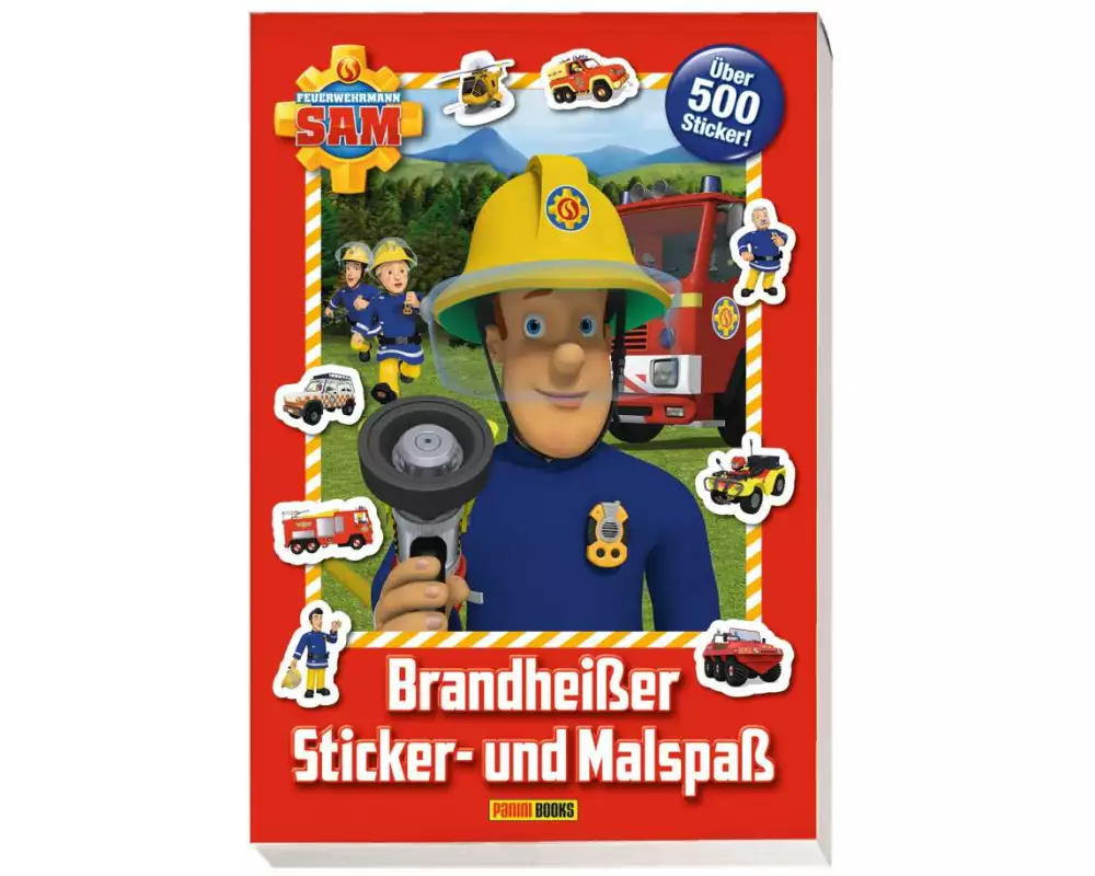 Feuerwehrmann Sam: Brandheißer Sticker- und Malspaß
