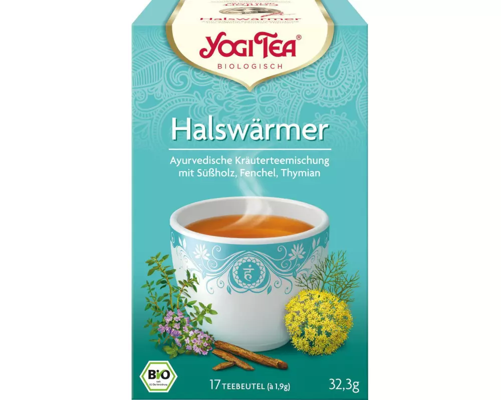 Yogi Tea Teebeutel Bio Halswärmer Tee Pack 17 x 1.8 g