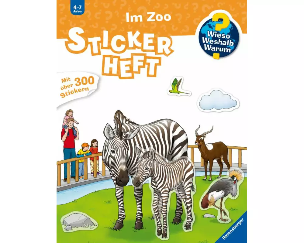 Wieso? Weshalb? Warum? Stickerheft - Im Zoo