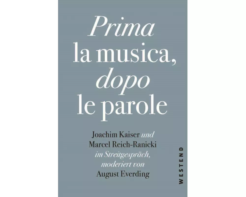 Prima la Musica, dopo le parole
