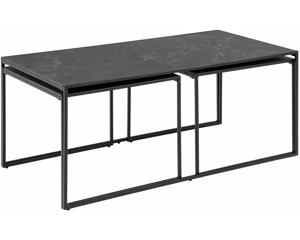 AC Design Couchtisch Infinity 120 cm x 48 cm, Schwarz