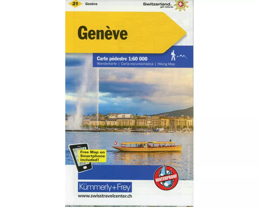 Kümmerly+Frey Wanderkarte 21 Genève 1:60.000
