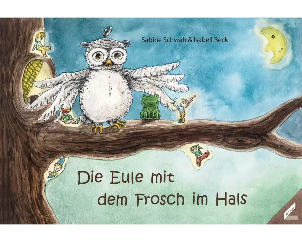 Die Eule mit dem Frosch im Hals