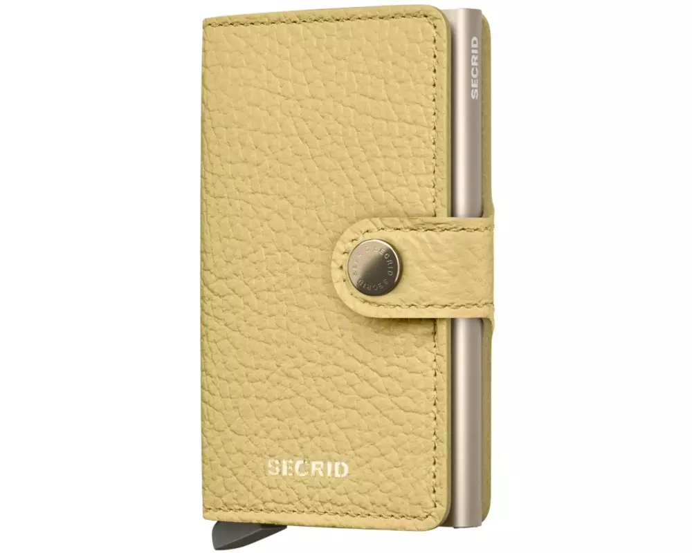 SECRID Portemonnaie Miniwallet Pebble Butter Yellow