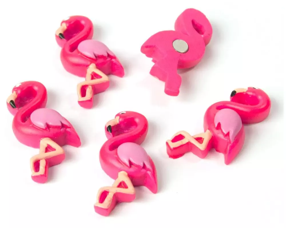 Trendform Haftmagnet FLAMINGO Pink, 5 Stück