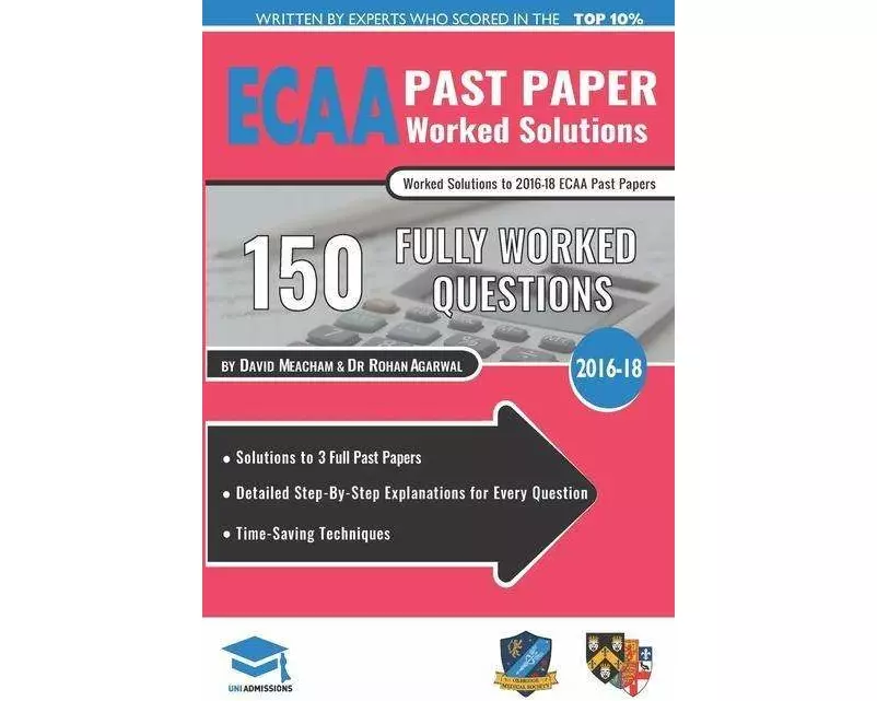 ECAA Past Paper Worked Solutions