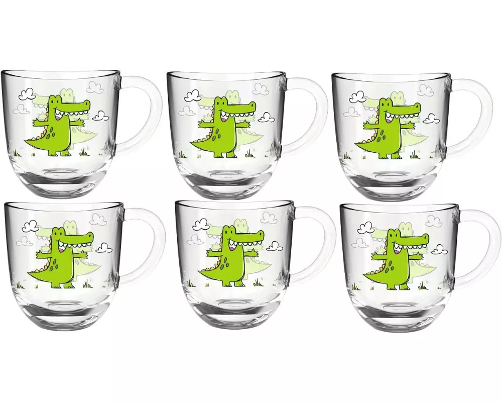 Leonardo Kindertasse Bambini Krokodil, 6-teilig