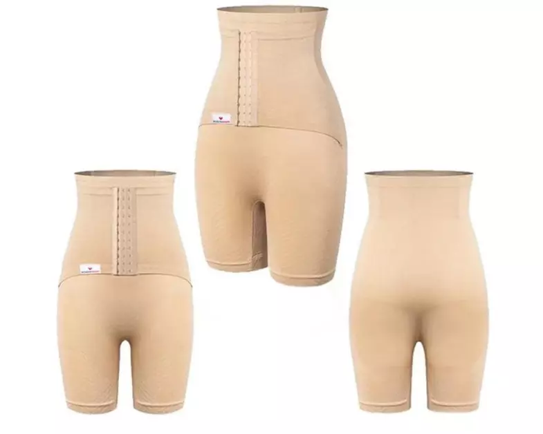 WonderMom Postpartum Belly Binder Shorts Gr. L, Beige