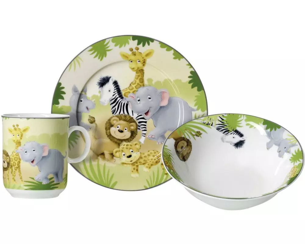 Ritzenhoff & Breker Kindergeschirrset Afrika 3-teilig