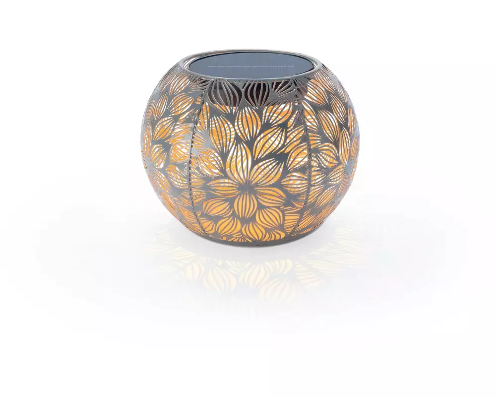 STT Solar Antic Globe Flora Grey