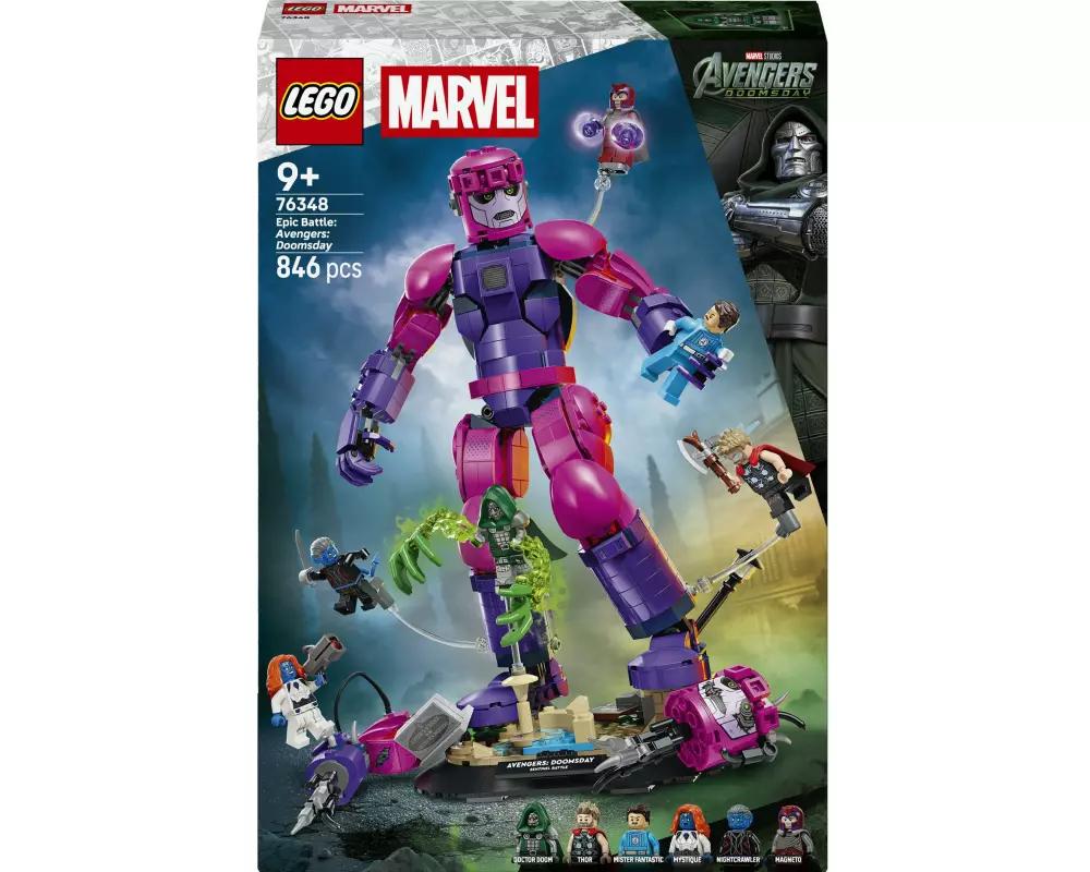LEGO Legendärer Showdown: Avengers: Doomsday Heroes 76348