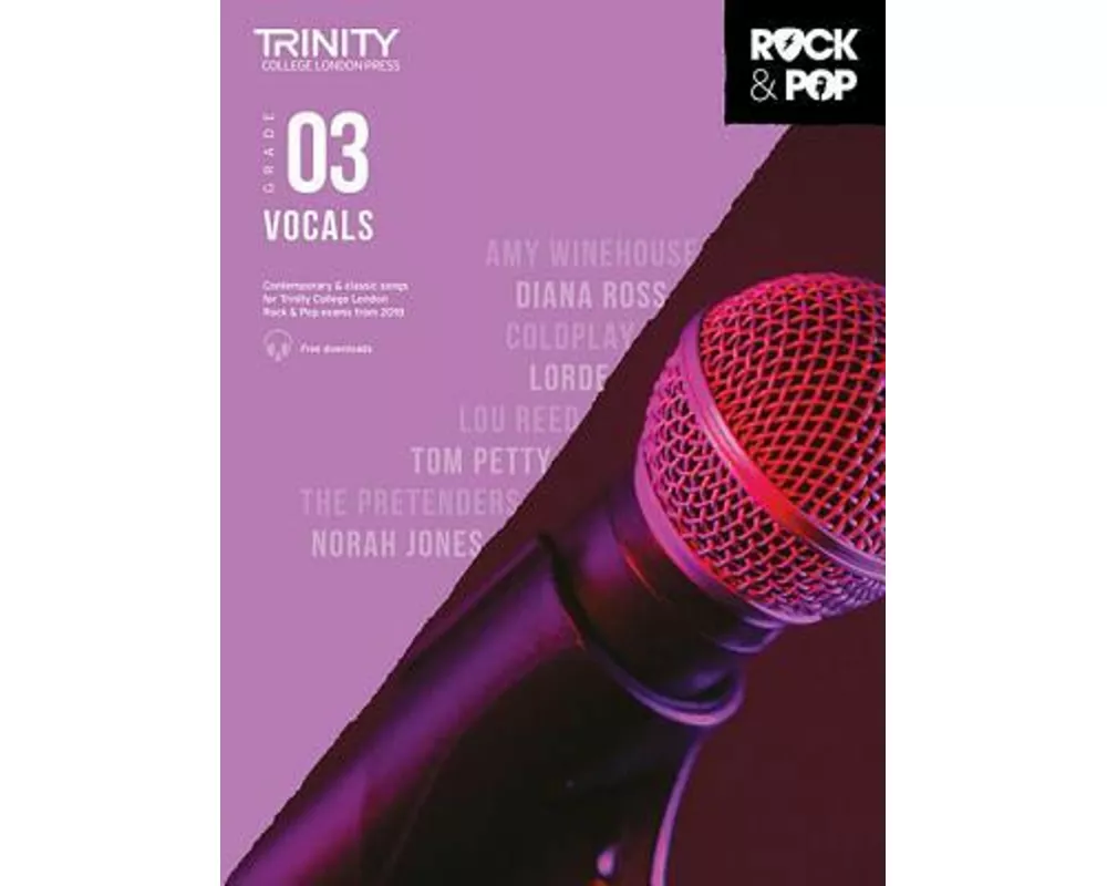 Trinity College London Rock & Pop 2018 Vocals Grade 3