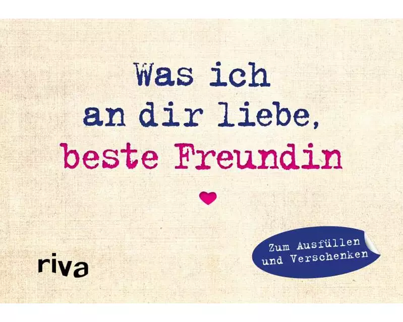 Was ich an dir liebe, beste Freundin – Miniversion