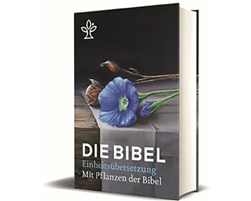 Die Bibel mit Bildern von biblischen Pflanzen