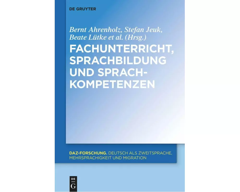 Fachunterricht, Sprachbildung und Sprachkompetenzen